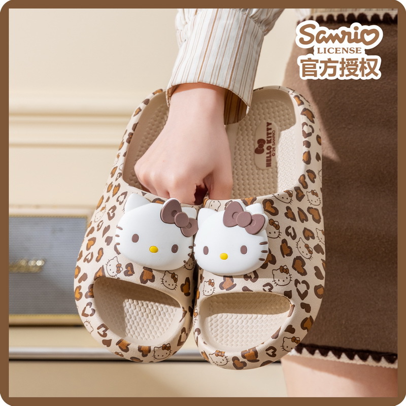 Home Bathroom Size - Pantoufles d'été Kawaii Hello Kitty pour