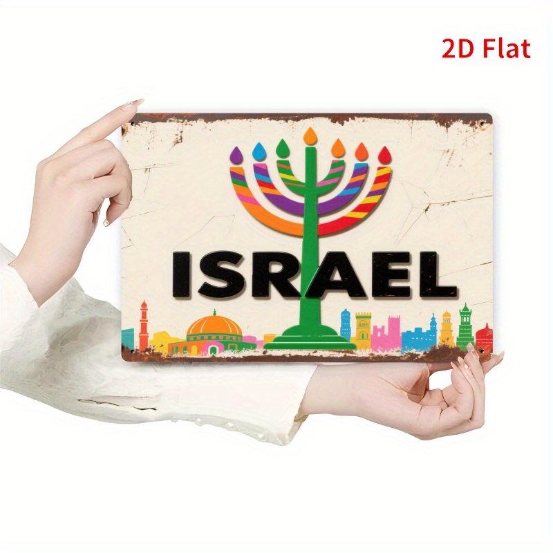 Home & Bathroom Building Products Pte Ltd - CIFBUY Plaque murale vintage en aluminium,