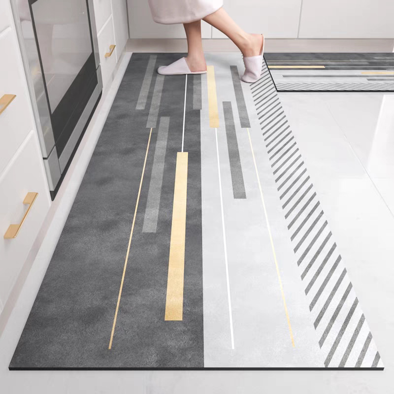 Home Bathroom Design Simple - Tapis en velours cristal VIKAMA, design