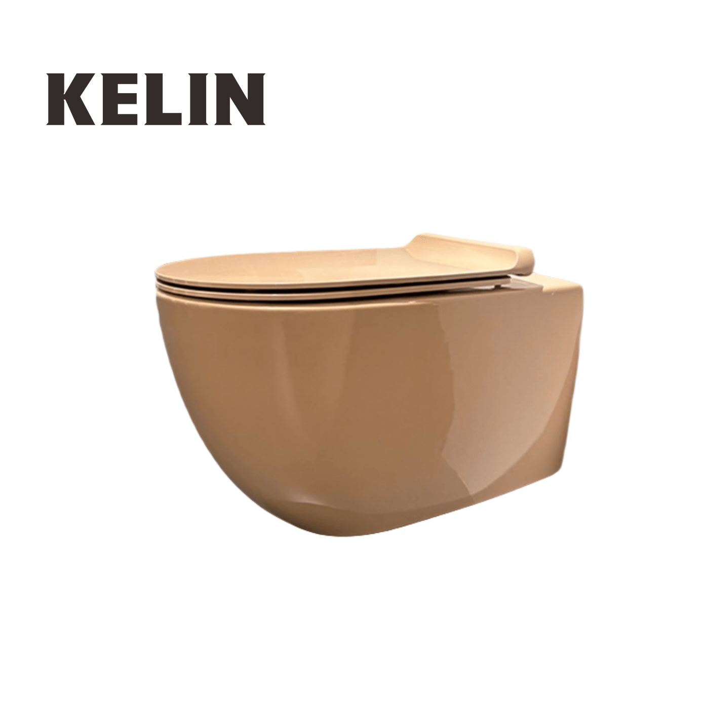 Home Bathroom - WC suspendu KELIN, style moderne, cuvette