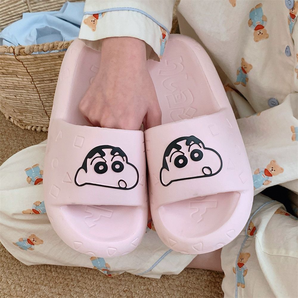 Home Bathroom Movie - Chaussons d'intérieur Kawaii Crayon Shin-Chan, mignons,