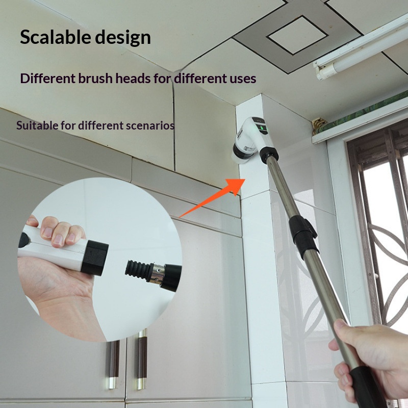 Home Bathroom Cleaner - HOMEFISH Brosse de nettoyage électrique sans