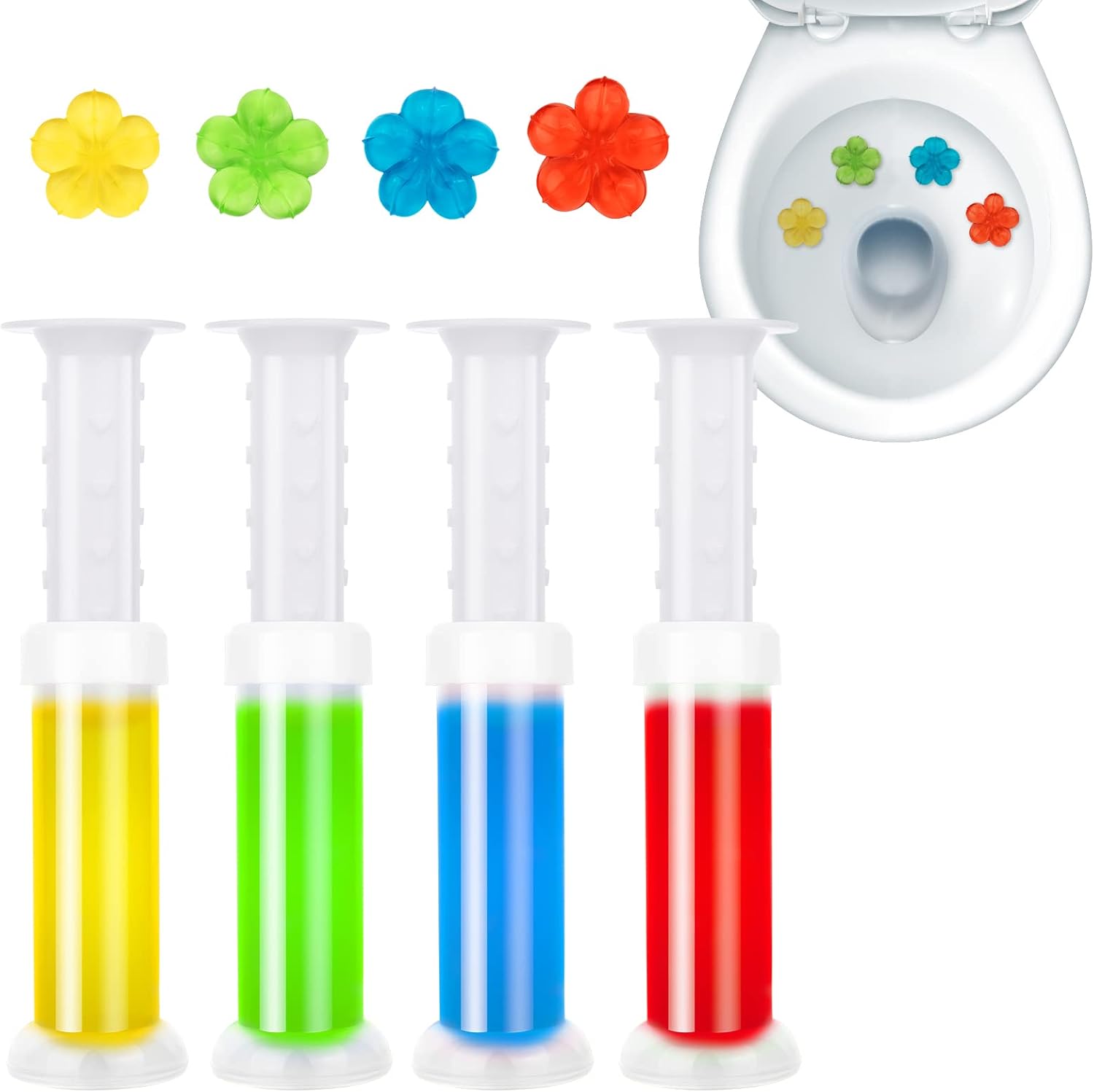 Home Bathroom Cleaner - Gel WC 5 Couleurs avec 5