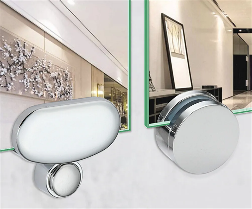 Home Theater Bathroom - HOMirror-Pince à Verre pour Miroir, Plaque