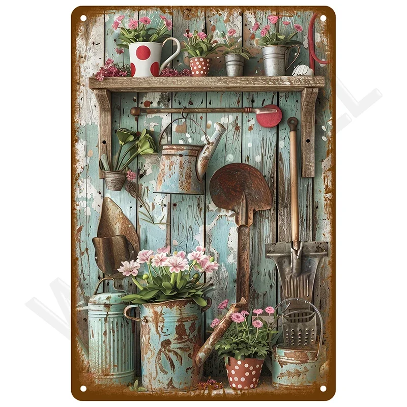 Home Bathroom Furniture - Panneaux Métalliques Vintage pour Bar, Salle