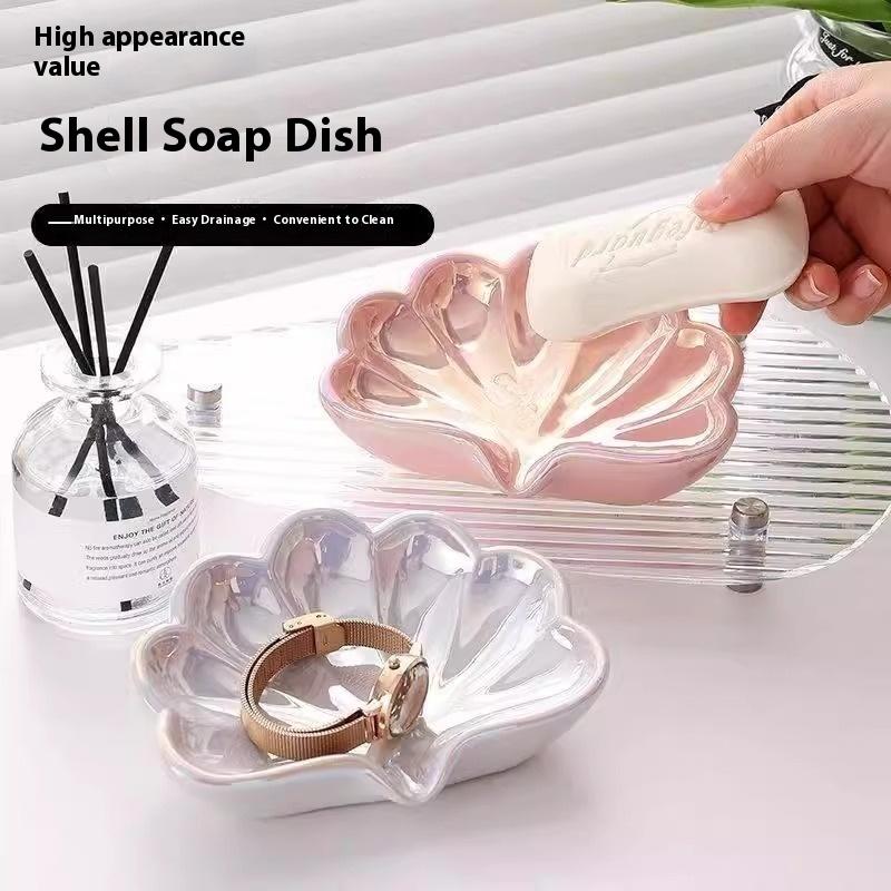 Home Bathroom Supplies - 1/2 pièces Porte-savon en forme de