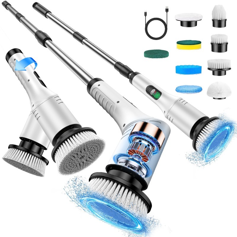 Home Bathroom Cleaner - Nettoyeur électrique rotatif 9 en 1,