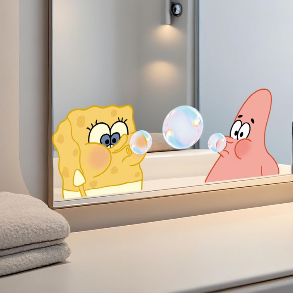 Home Theater Bathroom - Autocollants pour miroir de salle de