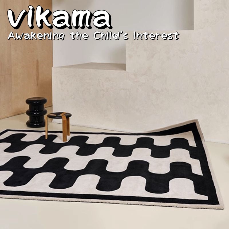 Home Bathroom Design Simple - Tapis d'activités VIKAMA Simple Lines en