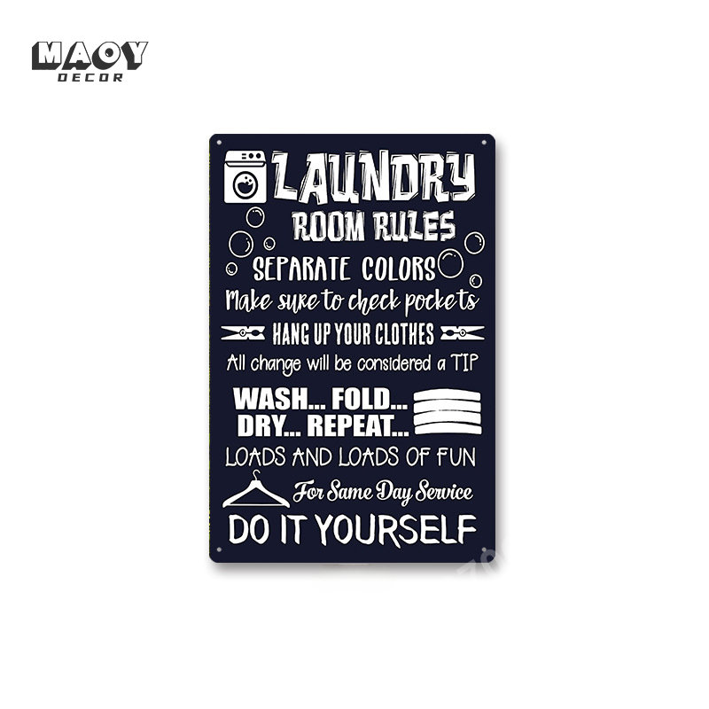 Plaque Métallique Vintage avec - Home Bathroom Furniture avis et prix