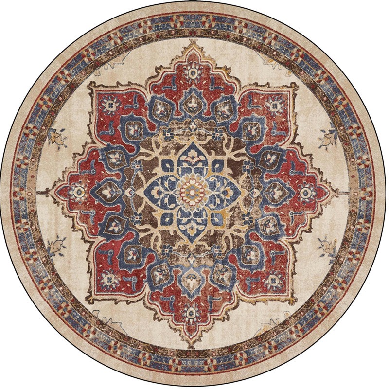 Tapis Rond Rétro Bohème pour S - Home Bathroom Carpet avis et prix