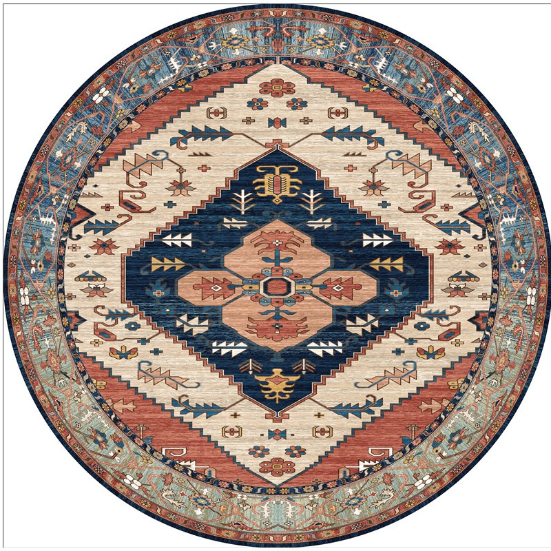 Tapis Rond Rétro Bohème pour S - Home Bathroom Carpet avis et prix