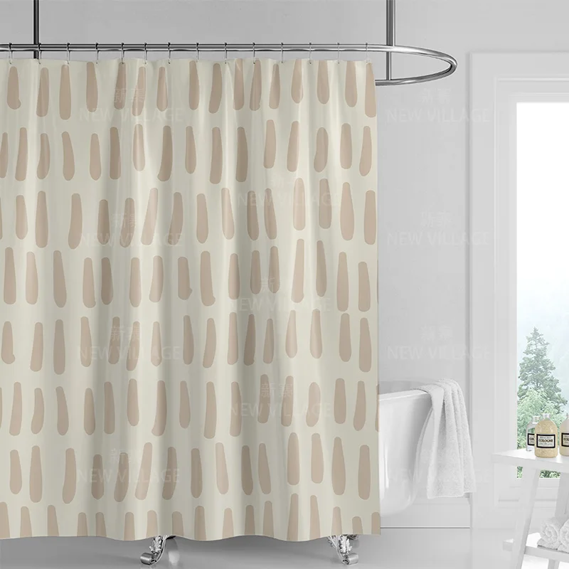 Rideau de douche abstrait géom - Shower Curtain Liner avis et prix