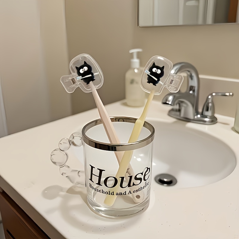 Lot de 2 housses de brosse à d - Home Bathroom Supplies avis et prix