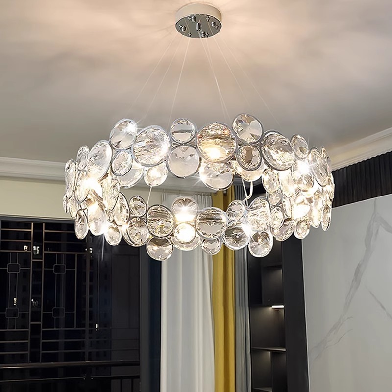 Lustre en cristal moderne de l - Home Bathroom Design Simple avis et prix