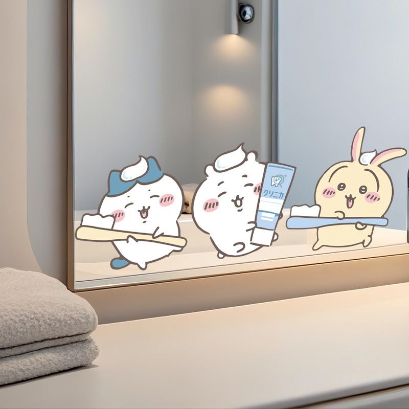 Autocollants miroir Chiikawa t - Home Theater Bathroom avis et prix