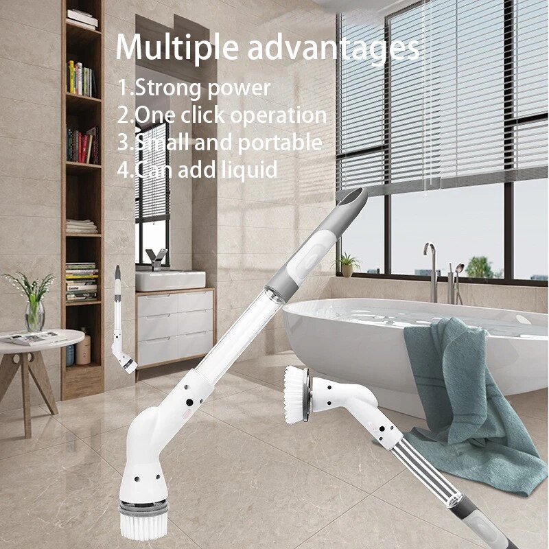 Brosse électrique multifonctio - Home Bathroom Cleaner avis et prix