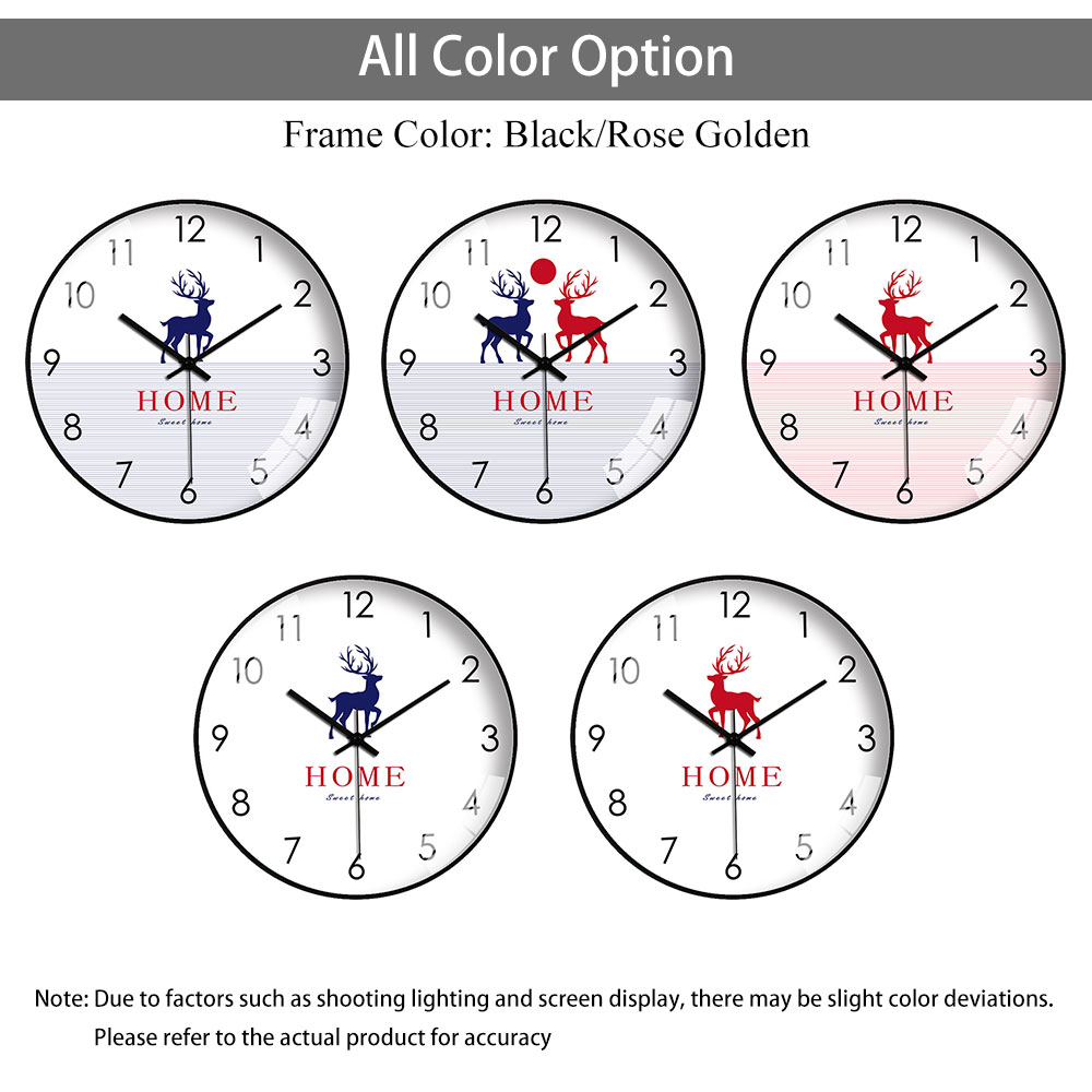 Horloge murale élégante imprim - Home Bathroom Design Simple avis et prix
