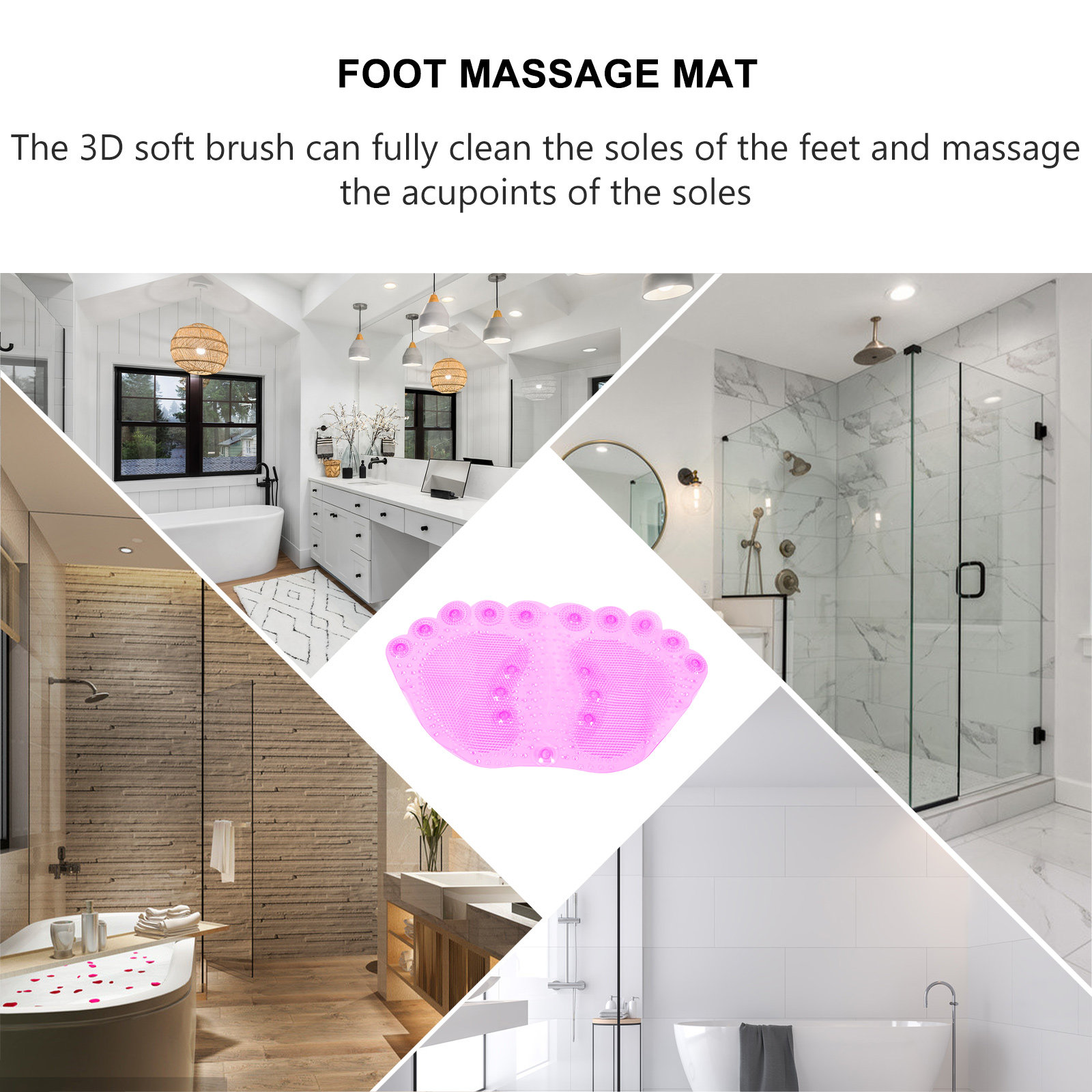 Tapis de massage pour la douch - Home Bathroom Mats avis et prix