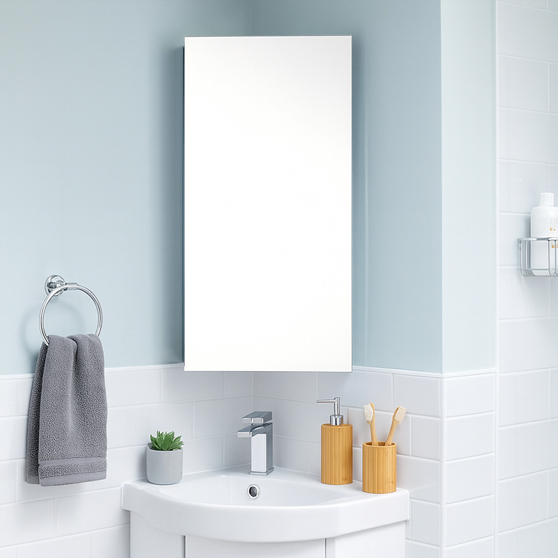 Armoire à miroir triangulaire  - Home Theater Bathroom avis et prix