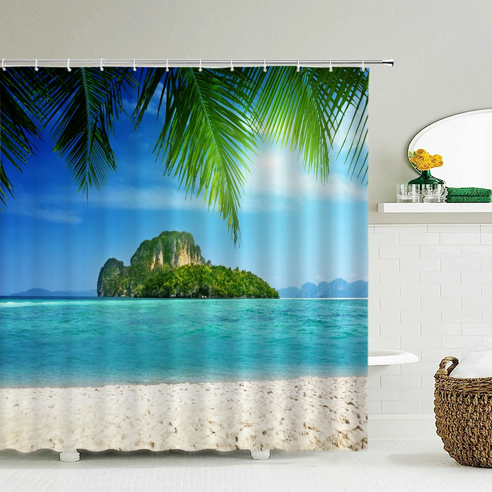 Rideaux de douche de plage de  - Shower Curtain Liner avis et prix