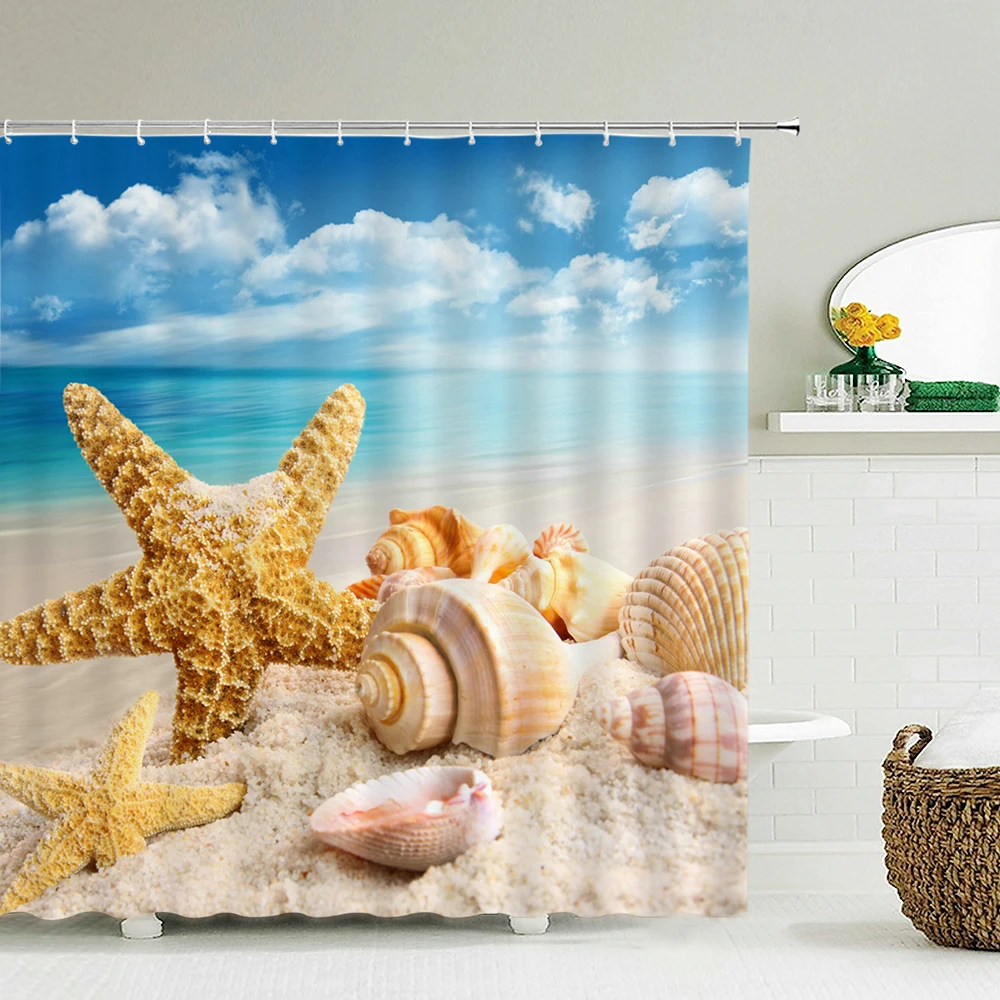Rideaux de douche de plage de  - Shower Curtain Liner avis et prix
