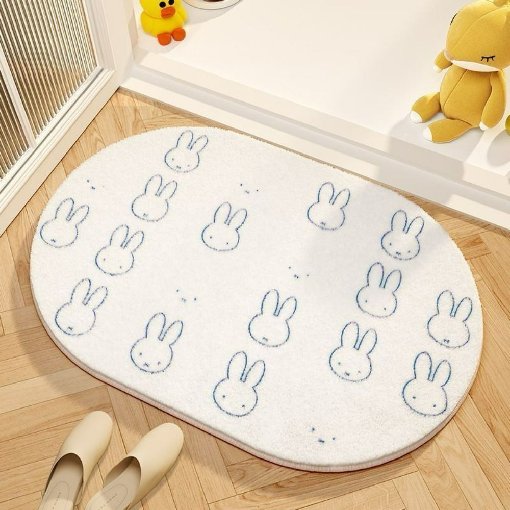 Tapis de sol Miffy en imitatio - Home Bathroom Carpet avis et prix