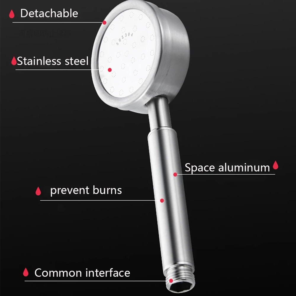Pommeau de douche en acier ino - Home Bathroom Taps avis et prix