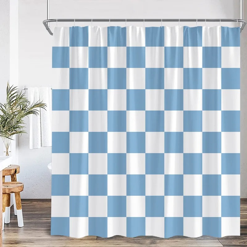 Rideau de Douche à Carreaux No - Shower Curtain Liner avis et prix