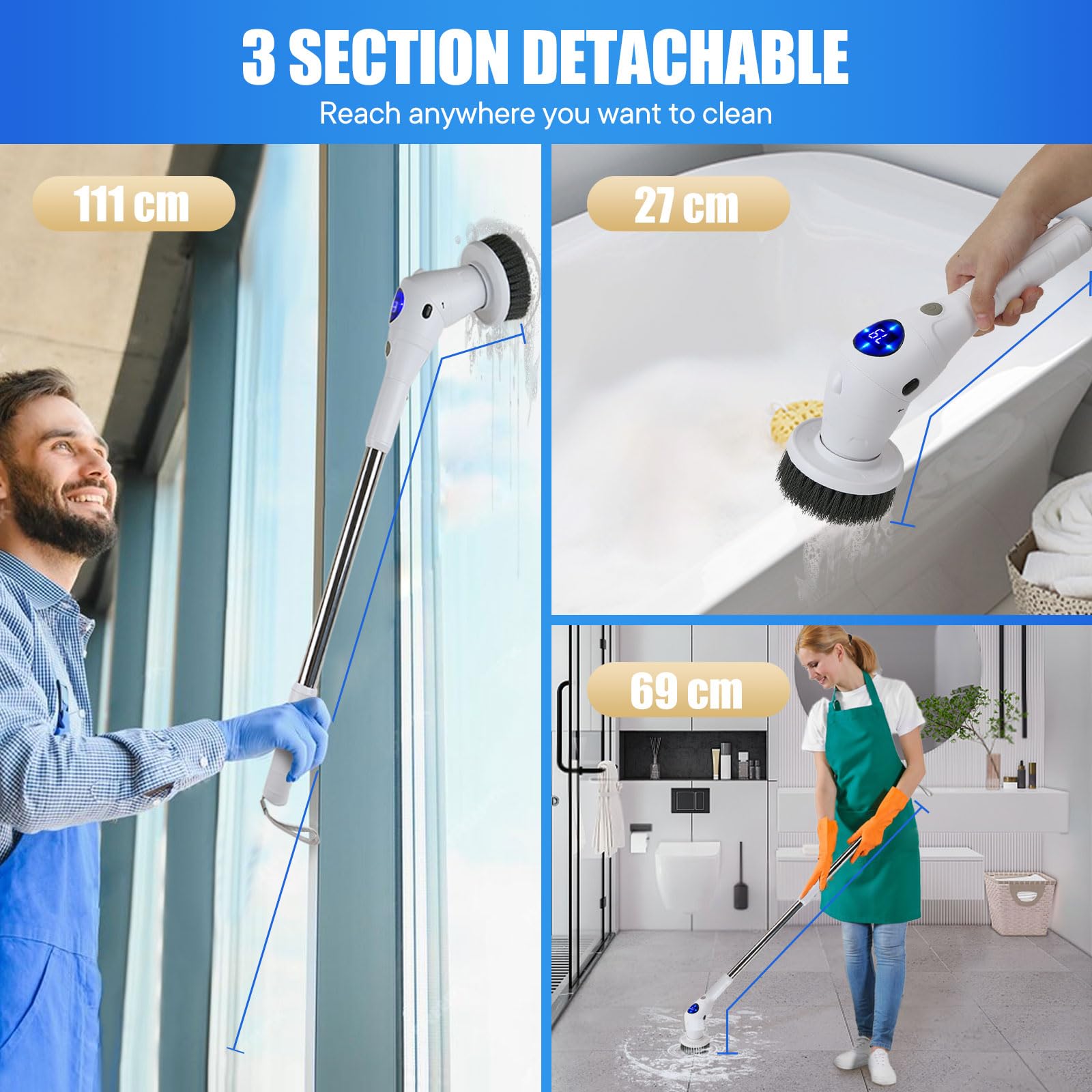 Brosse de nettoyage électrique - Home Bathroom Cleaner avis et prix