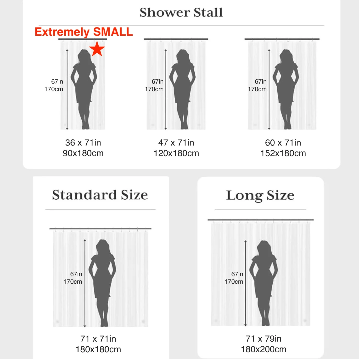 Doublure de rideau de douche C - Shower Curtain Liner avis et prix