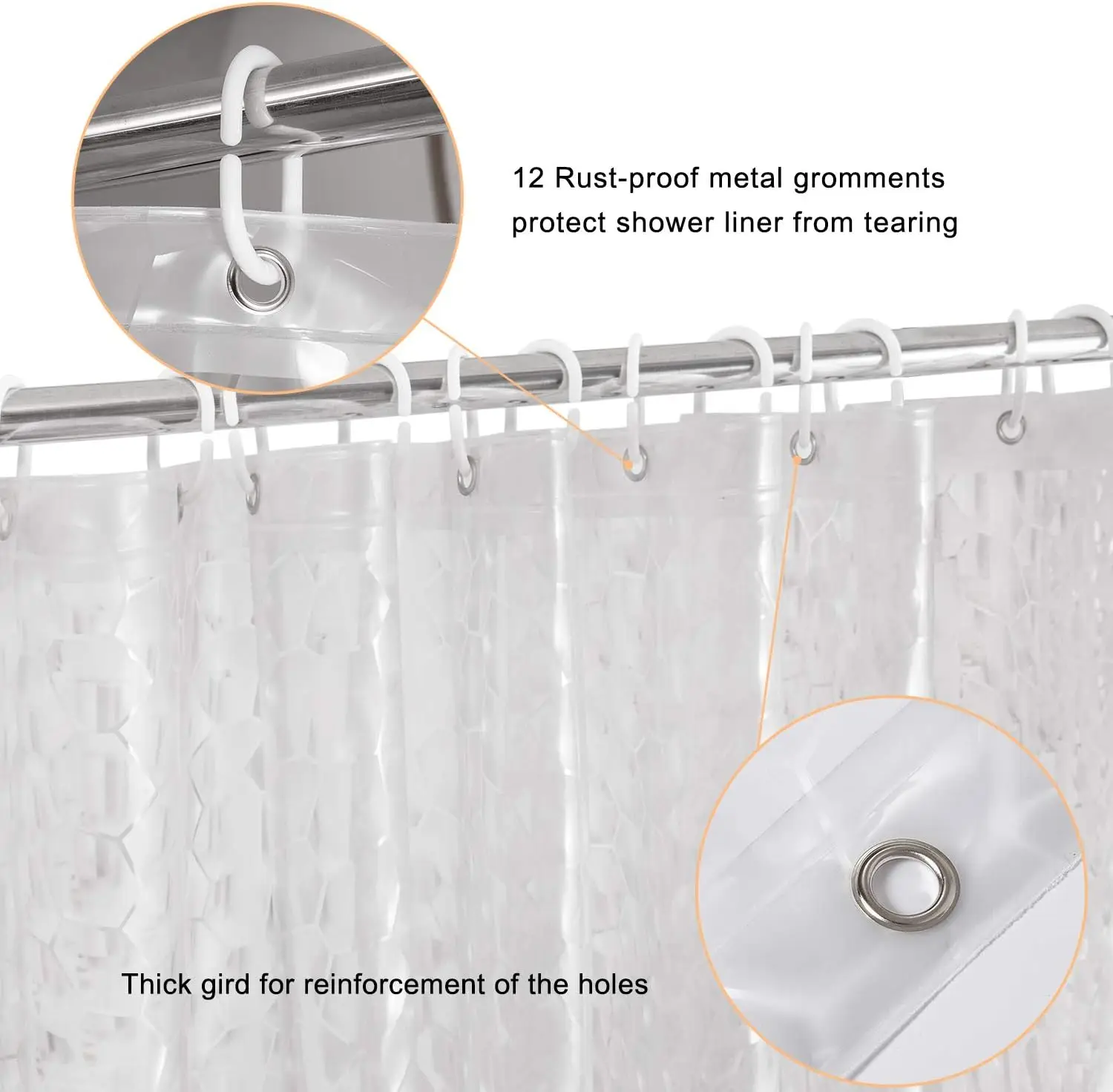 Doublure de rideau de douche C - Shower Curtain Liner avis et prix