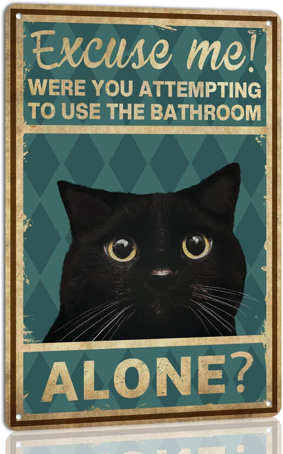 Panneau mural en étain amusant - Home Alone Bathroom avis et prix
