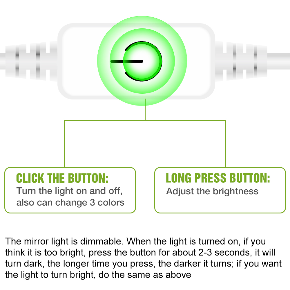 Lampe LED USB pour miroir de c - Home Theater Bathroom avis et prix