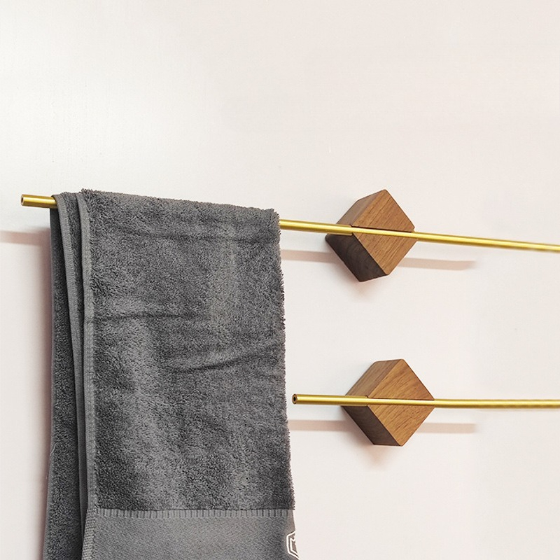 Porte-serviettes en noyer euro - Home Bathroom Design Simple avis et prix