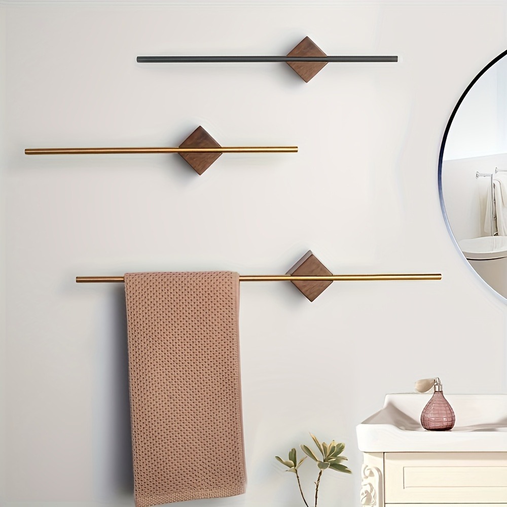 Porte-serviettes en noyer euro - Home Bathroom Design Simple avis et prix