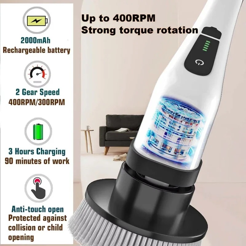 Brosse de nettoyage électrique - Home Bathroom Cleaner avis et prix