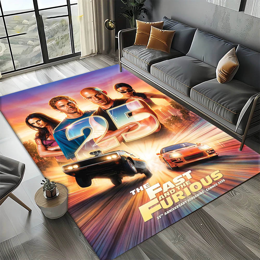 Tapis décoratif 3D Fast and Fu - Home Bathroom Movie avis et prix