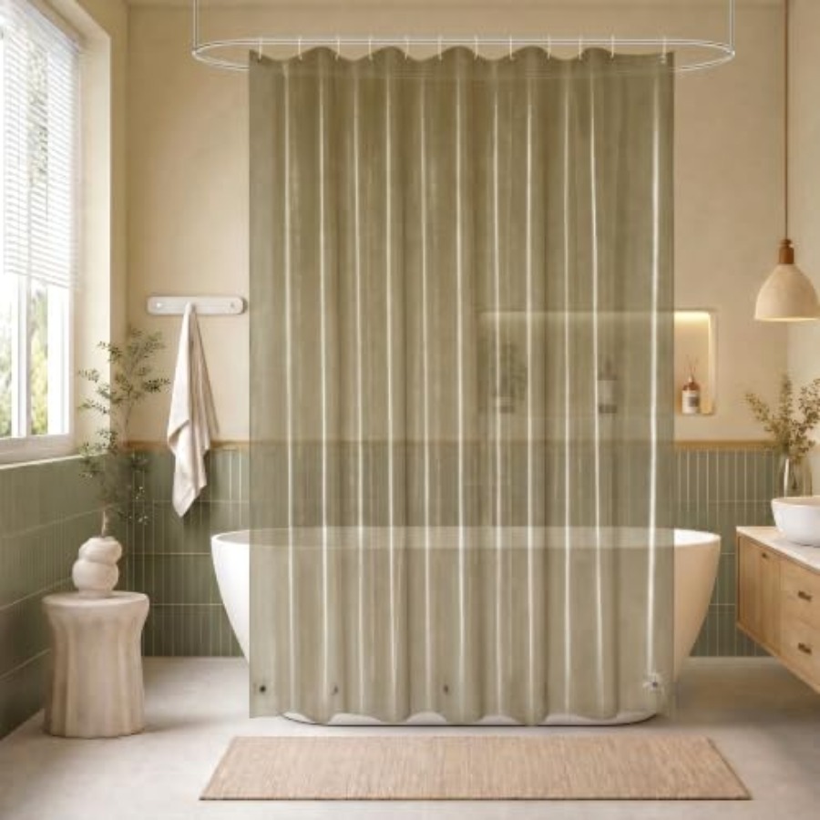 Rideau de douche en plastique  - Shower Curtain Liner avis et prix