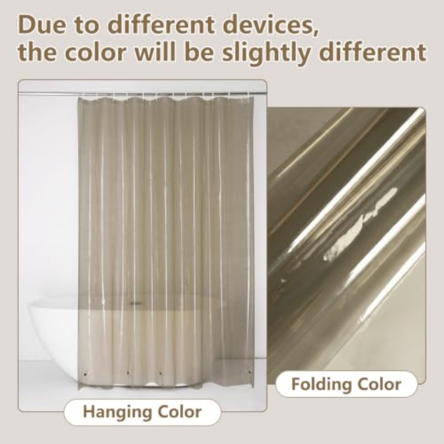 Rideau de douche en plastique  - Shower Curtain Liner avis et prix