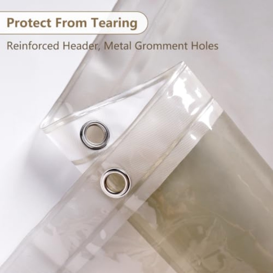Rideau de douche en plastique  - Shower Curtain Liner avis et prix