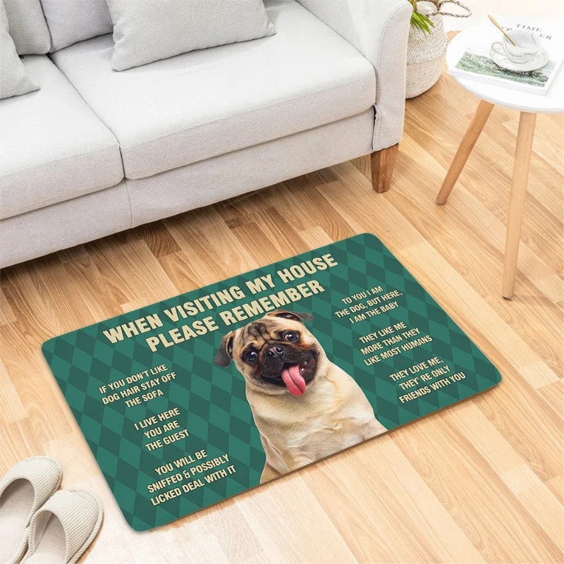 Tapis de porte drôle pour chie - Home Bathroom Reno avis et prix