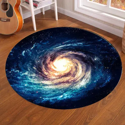 Tapis rond antidérapant Galaxy - Home Bathroom Carpet avis et prix