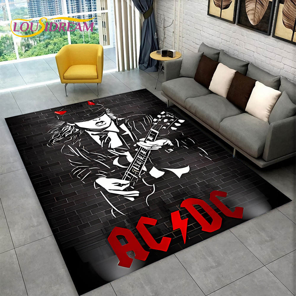 Tapis de sol AC/DC Rock Band,  - Home Bathroom Carpet avis et prix