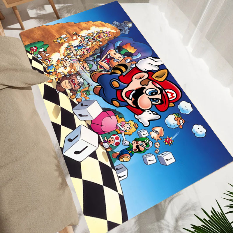 Dessin animé s-super m-mario B - Home Bathroom Carpet avis et prix