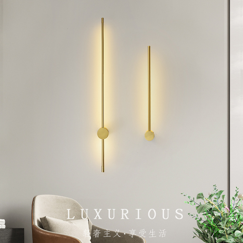 Lampes murales longues au desi - Home Bathroom Design Simple avis et prix