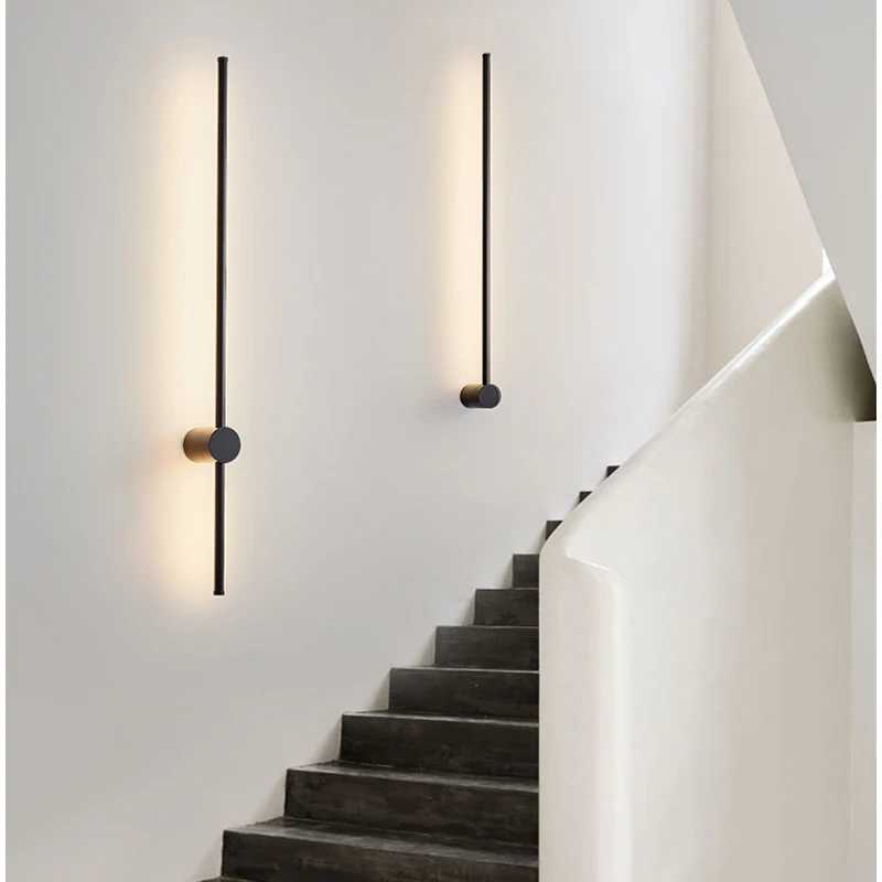 Lampes murales longues au desi - Home Bathroom Design Simple avis et prix