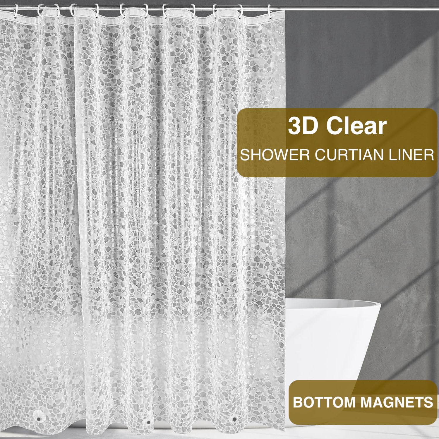 Doublure de rideau de douche d - Shower Curtain Liner avis et prix