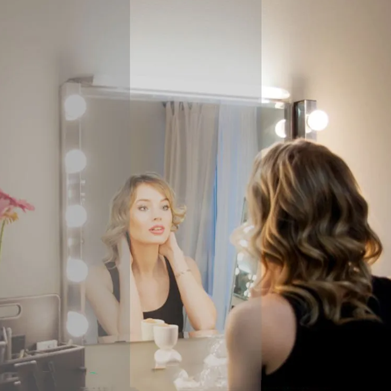 Miroir de maquillage LED avec  - Home Theater Bathroom avis et prix
