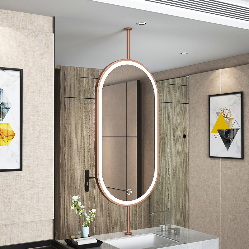 Miroir suspendu ovale pour pla - Home Bathroom Furniture avis et prix